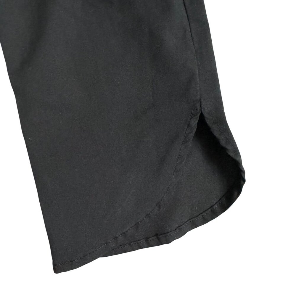 Marine Layer Allison Black Cropped Pants Small elastic waist light weight New - Picture 12 of 14